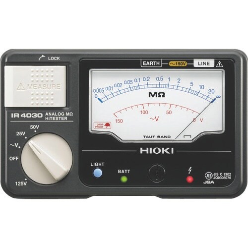 HIOKI アナログ絶縁抵抗計(3レンジ) IR4