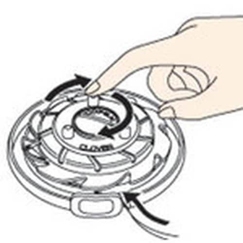 CLOVER リール式針ケース「キルトドーム」