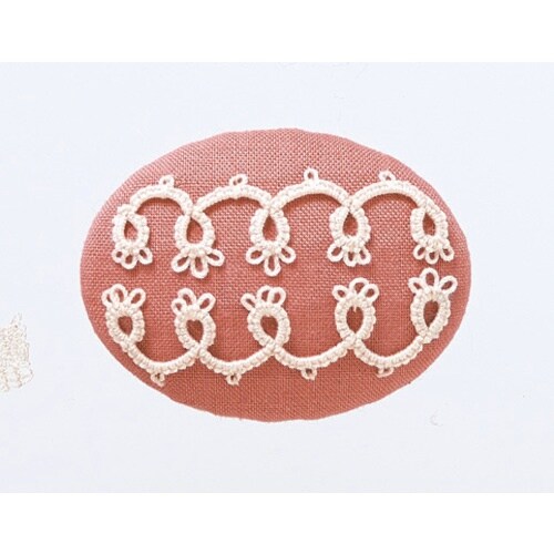 CLOVER くるみボタン・ブローチセットオーバル