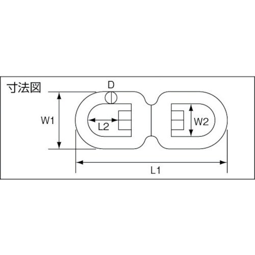 水本 ステンレス スイベル 線径8mm 長さ90m