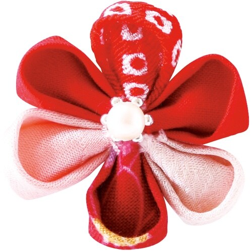 CLOVER つまみ細工プレート丸つまみSS