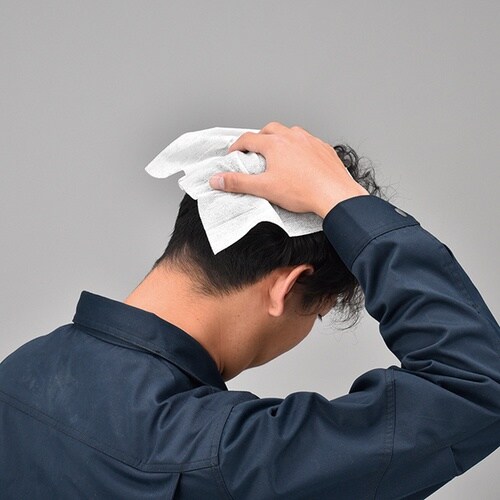 緑十字 熱中症予防対策商品 デオウェットヘッドケア