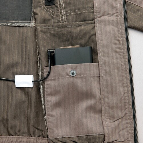 アイトス 空調服用ベスト(空調服TM) モカ 4L