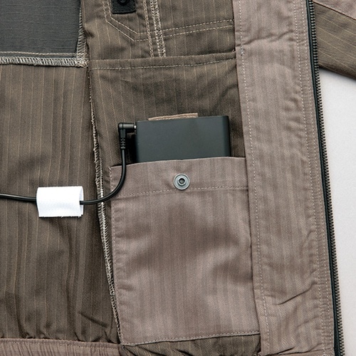 アイトス 空調服用ベスト(空調服TM) モカ 5L