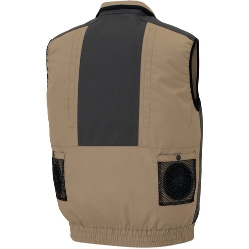 アイトス 空調服用ベスト(空調服TM) カーキ 5