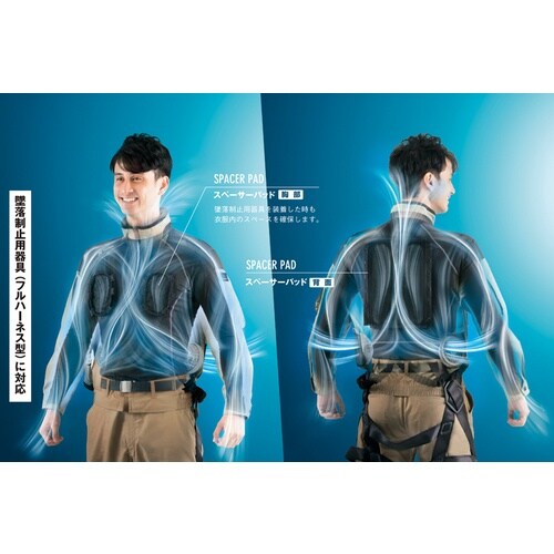 アイトス 空調服用長袖ブルゾン(空調服TM) ネイ