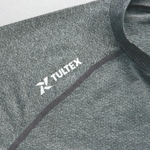 アイトス 冷感プリントコンプレスフィット長袖シャツ