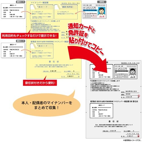HISAGO マイナンバー収集用台紙(国民年金第3