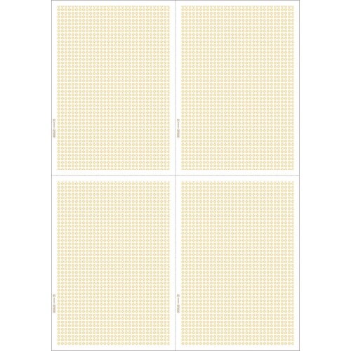 HISAGO マルチプリンタ帳票 A4 地紋 4面