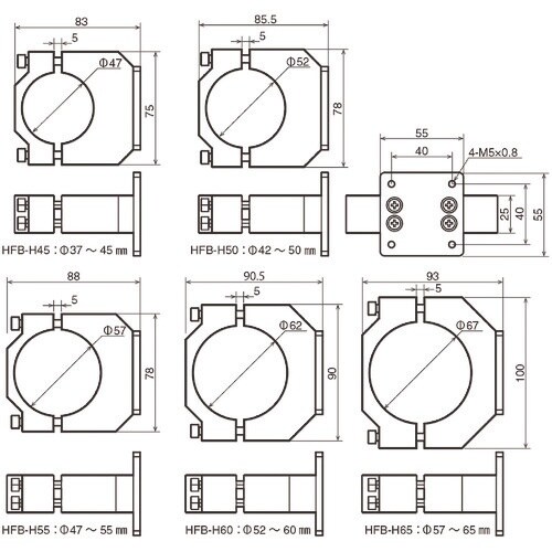 VESSEL HFB−300−1専用アタッチメント