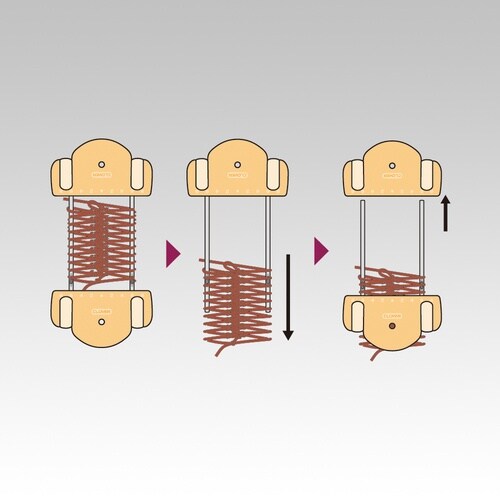 CLOVER ヘアピンレース編み器クリップ式