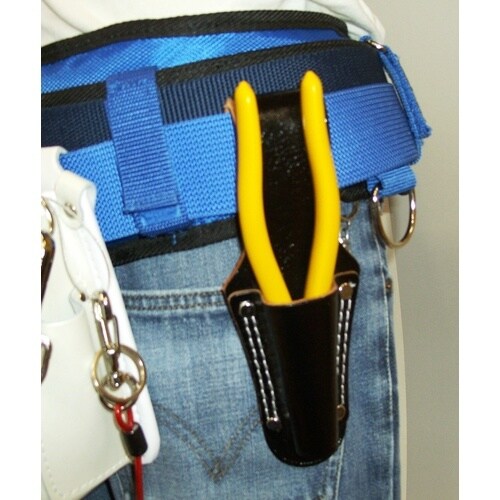 コヅチ 黒床皮ペンチ差し 8インチ用1丁入二重縫い