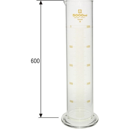 SIBATA メスシリンダー カスタムA 5000