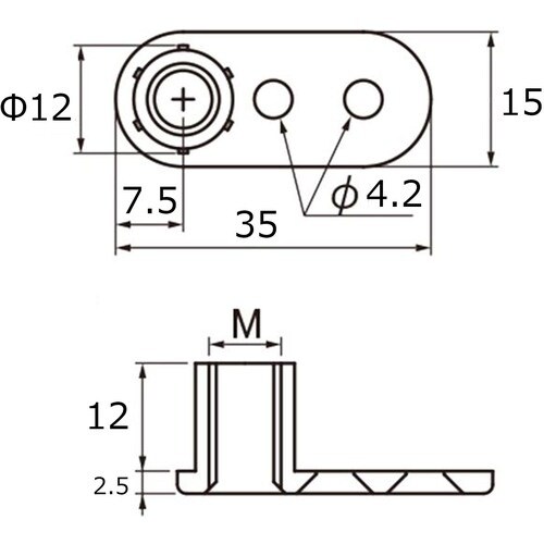 WAKI スリム受座 12XM6