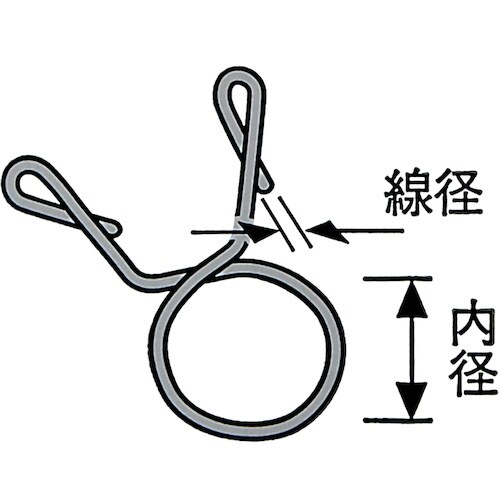 WAKI 鉄バンドバネ 2.0×26(1個入)