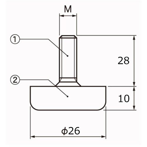 WAKI PEアジャスター 26XW3/8