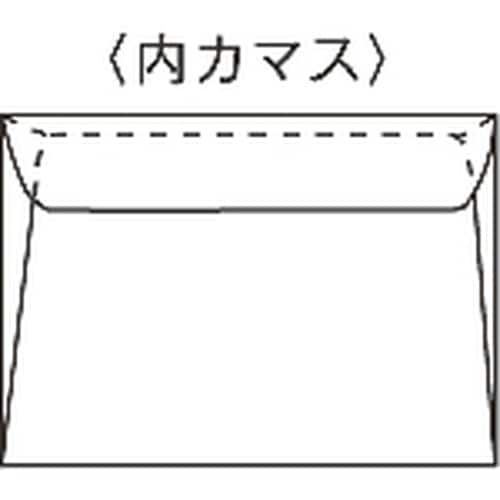 キングコーポ 洋形0号(洋長3)窓明封筒No.1