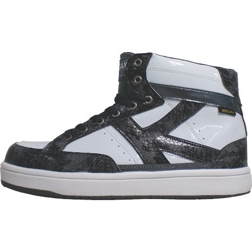 喜多 エナメル ハイカットセーフティスニーカー M