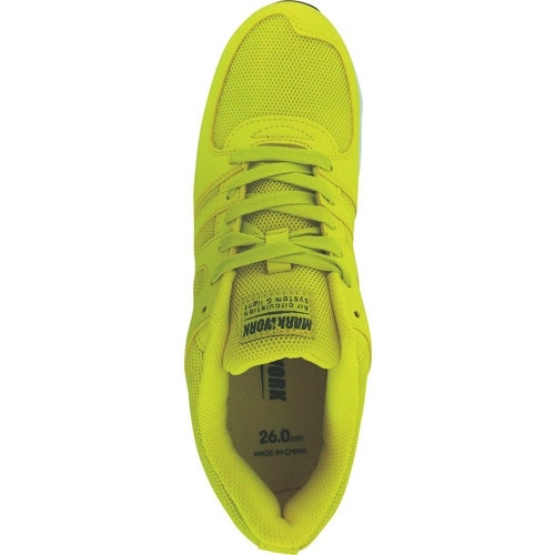 喜多 セーフティスニーカー MK5100 ライムグ