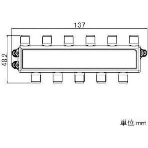 Abaniact テレビ分配器 1端子間通電仕様