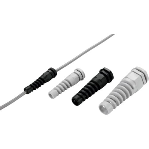 タカチ スパイラルケーブルグランド ライトグレー