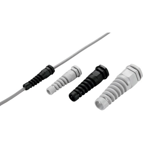 タカチ スパイラルケーブルグランド ライトグレー