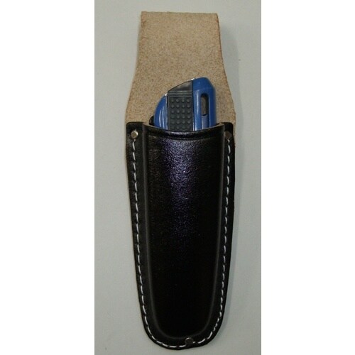 コヅチ 黒床皮カッターケース 型押