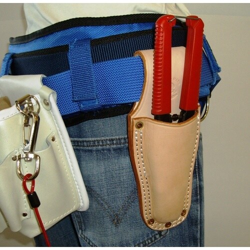 コヅチ ヌメ皮ミゼットカッター差し 二重縫い銅リベ