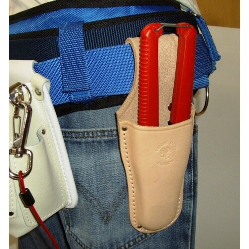 コヅチ ヌメ皮ミゼットカッター差し 型押