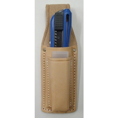 コヅチ ヌメ皮カッターケース 替刃入付 型押