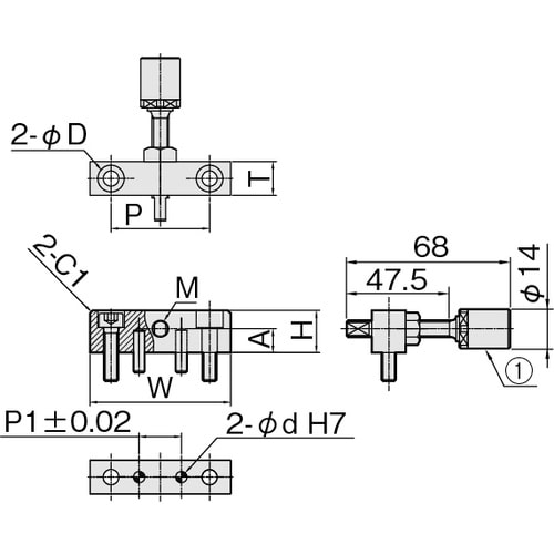 IWATA リニアストッパーウレタンボルト付