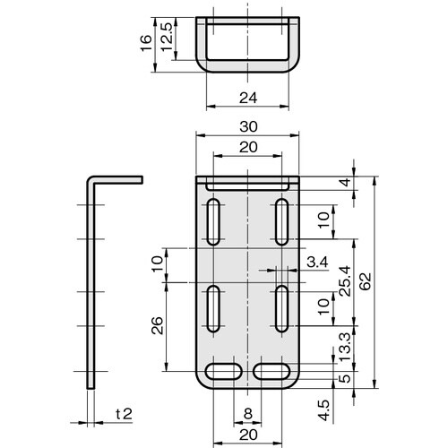 IWATA 取付共用ブラケット