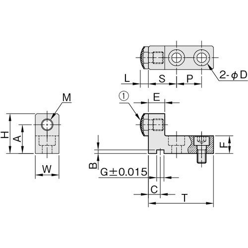 IWATA リニアストッパーコンパクトタイプ SU