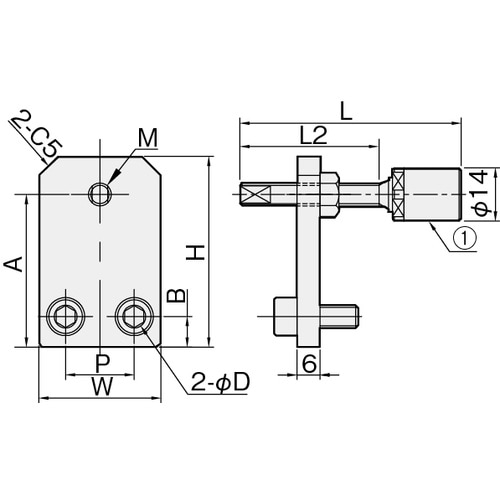 IWATA リニアストッパーウレタンボルト付 SU