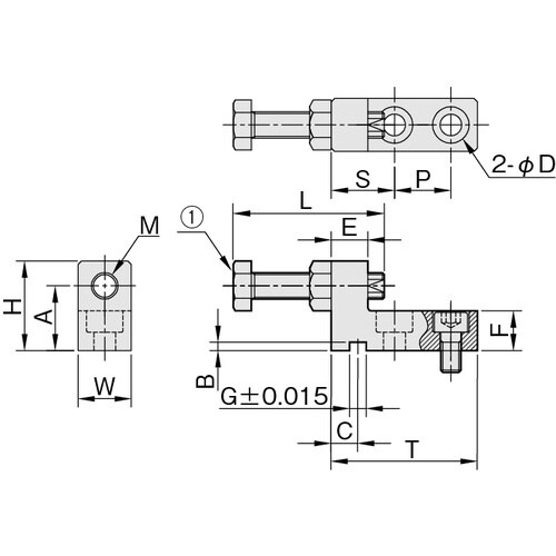 IWATA リニアストッパーコンパクトタイプ SU