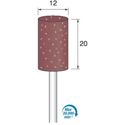 アルゴファイル 軸付スーパーゴム砥石#120 Φ1