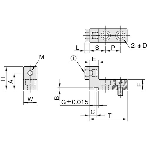 IWATA リニアストッパーコンパクトタイプ SU