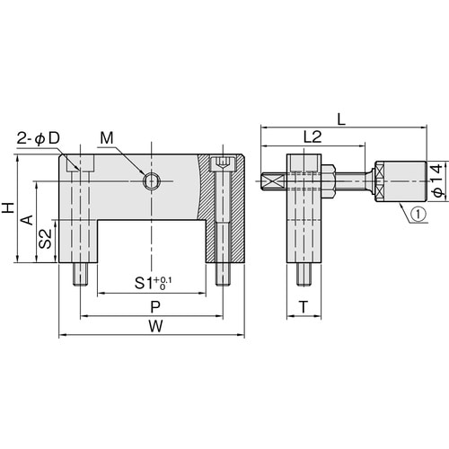 IWATA リニアストッパーウレタンボルト付