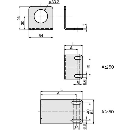 IWATA 近接センサ(ネジ型)用ブラケット