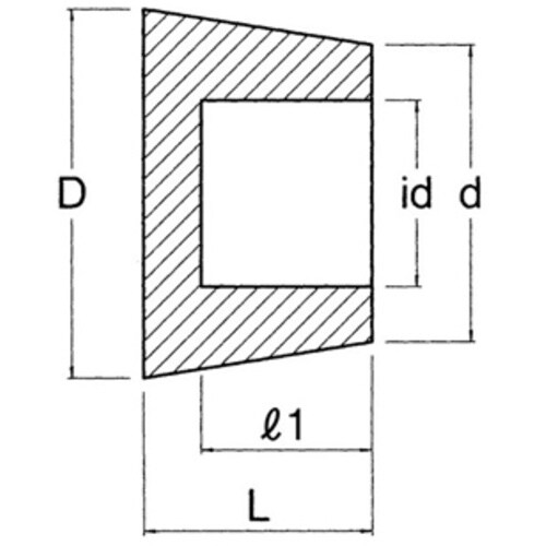 IWATA 円錐プラグB EPDM (1個入)