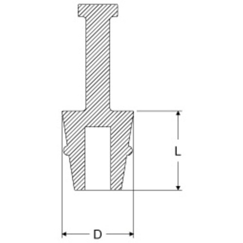 IWATA 円錐プラグ(ツマミ付)10個入
