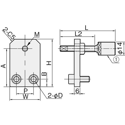 IWATA リニアストッパーウレタンボルト付