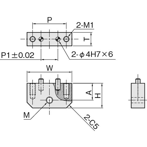 IWATA リニアストッパー位置決め用 SUS