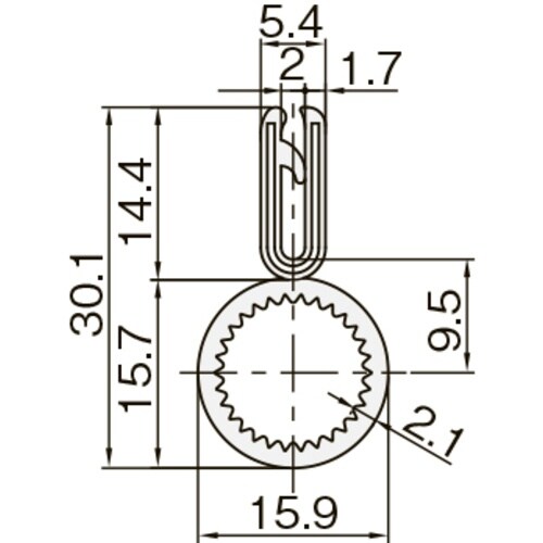 IWATA トリムシール (一体成型) 耐油TPE