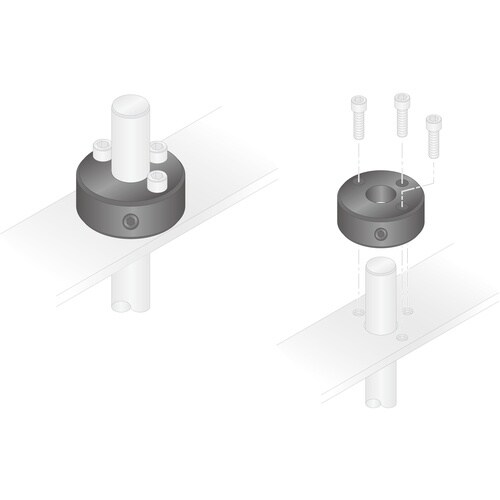 IWATA セットカラー 3穴 黒染め