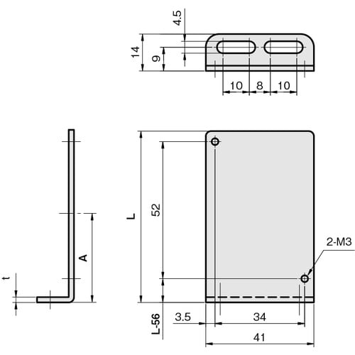 IWATA 反射板用ブラケット