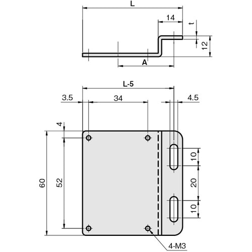 IWATA 反射板用ブラケット