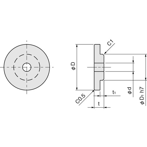 IWATA エンドプレート インロー 黒染め
