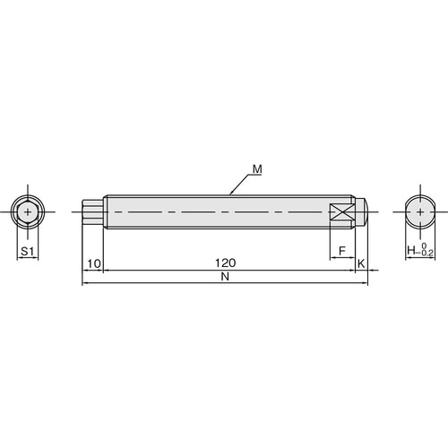 IWATA アジャストボルトCタイプ/並目
