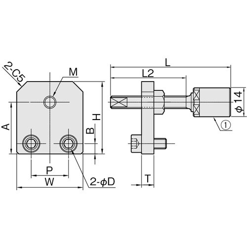 IWATA リニアストッパーウレタンボルト付 SU